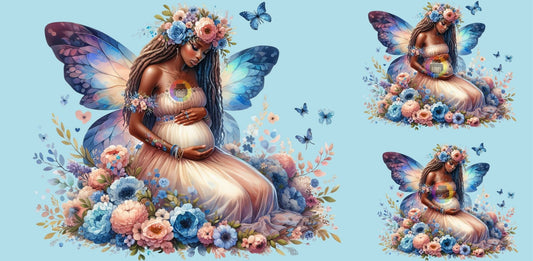 16oz Afro Pregnant Fairy No. 3