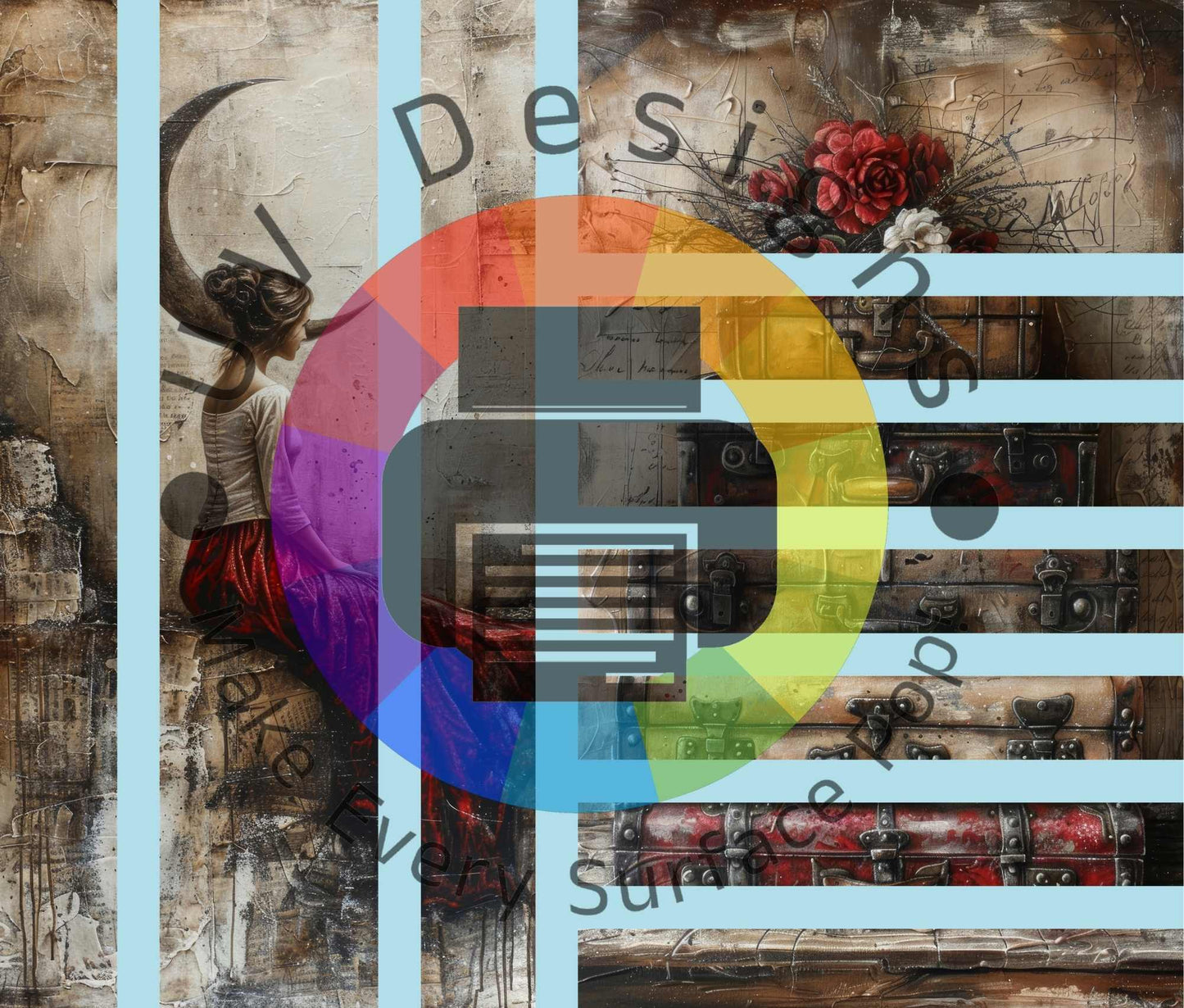 20oz Mixed media - no 4