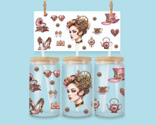 16oz Roze steampunk wrap nr 2