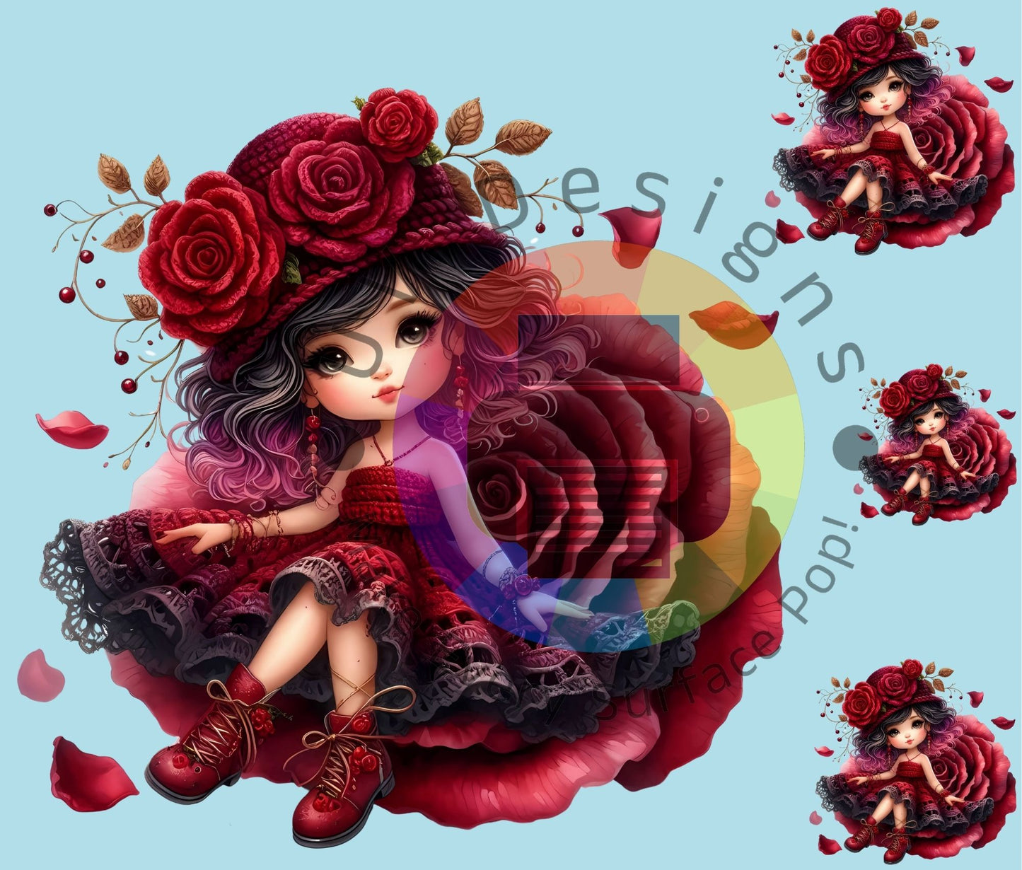 20oz Rose Girl No. 3