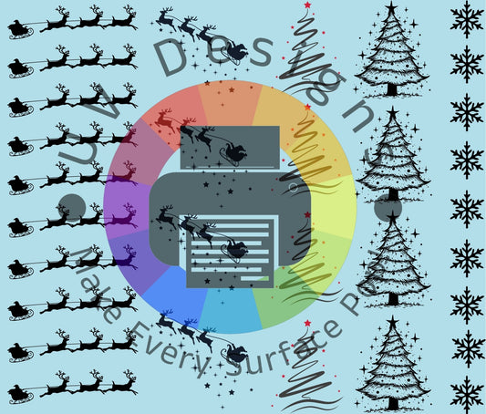 20oz Kerst elementen nr 1