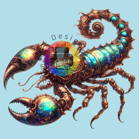 12 cm Steampunk schorpioen