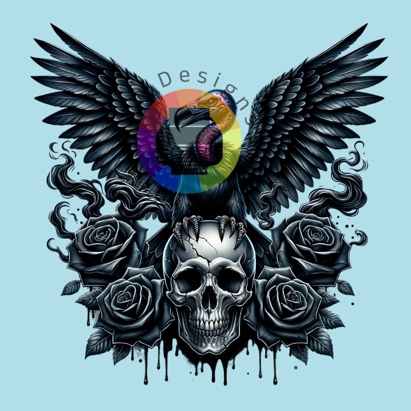 Vogel - skull - rozen