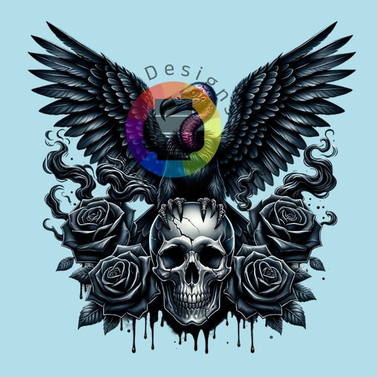 Vogel - skull - rozen
