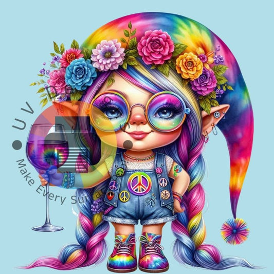 Regenboog hippie gnome nr 4