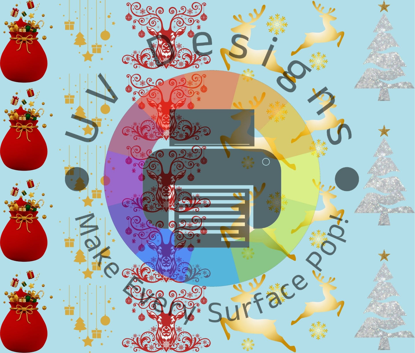 20oz Kerst elementen nr 2