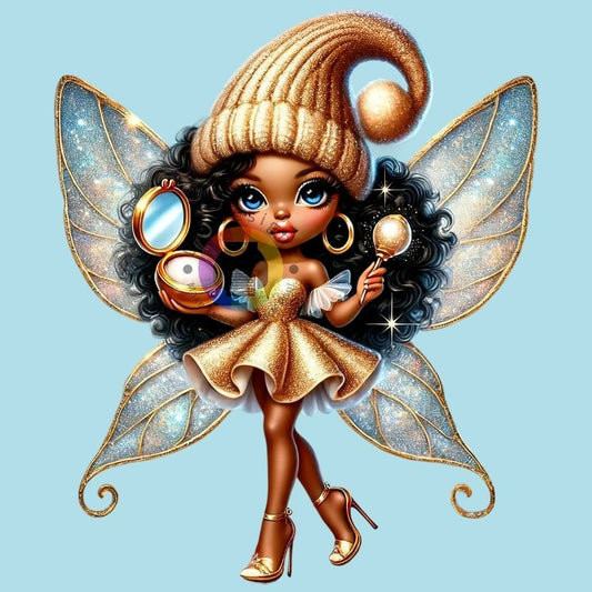 12 cm Afro fairy with make up no. 1