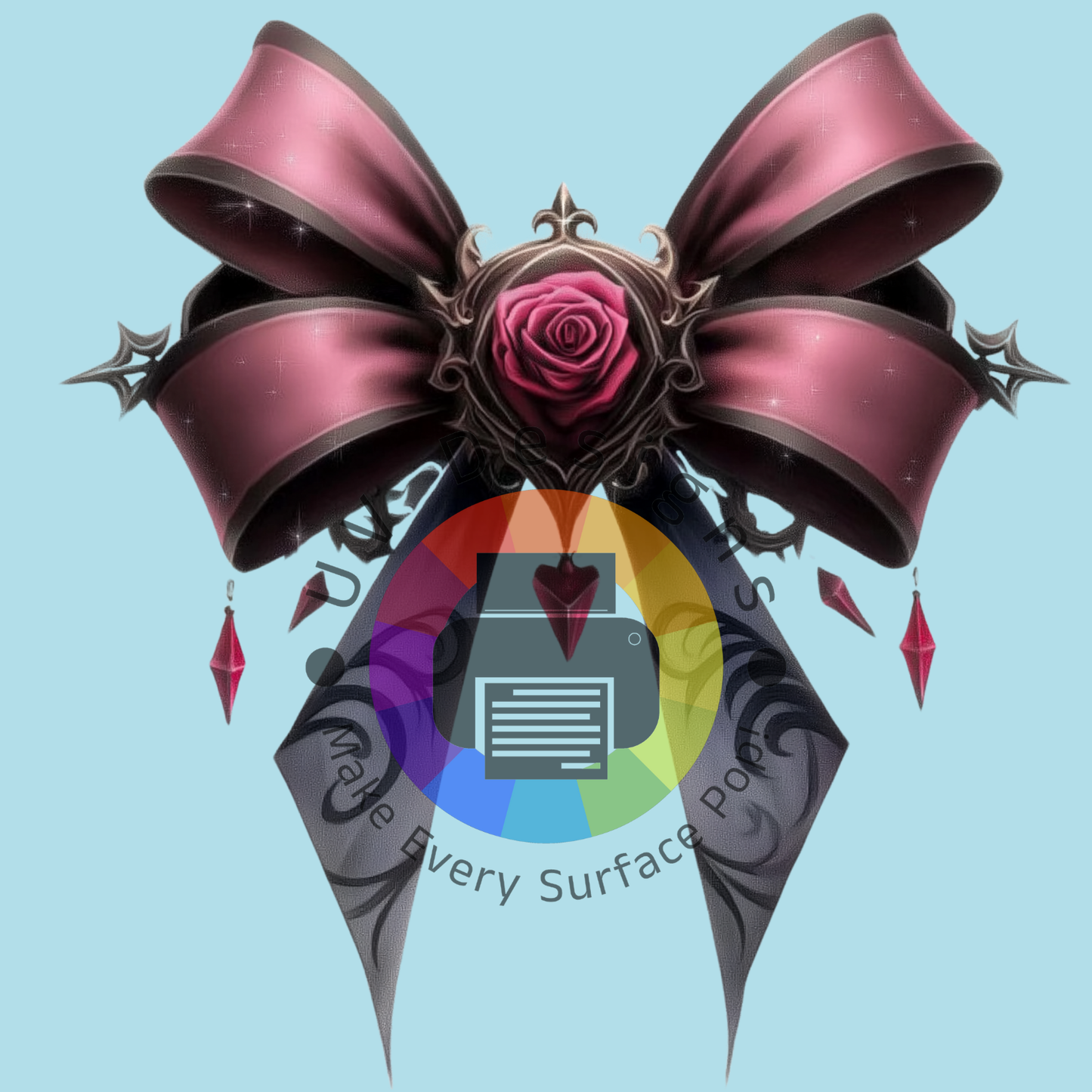 Gothic bordeaux strik nr 2