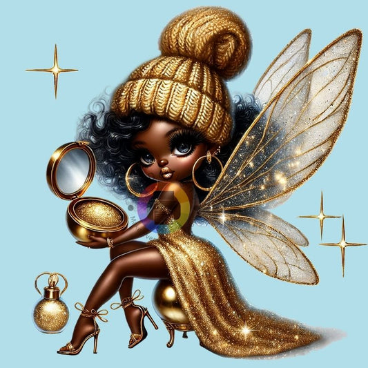 12 cm Afro fairy with make up no. 3