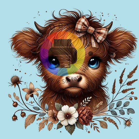 Bruin highland koetje