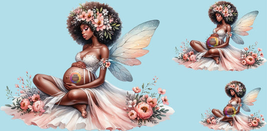 16oz Afro Pregnant Fairy No. 4