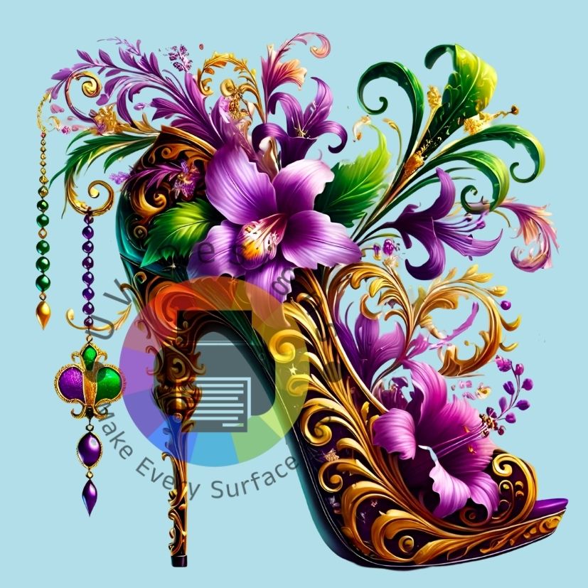 Mardi Gras Stiletto #1