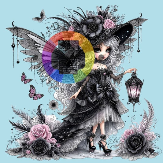 Grijs - roze fee nr 2