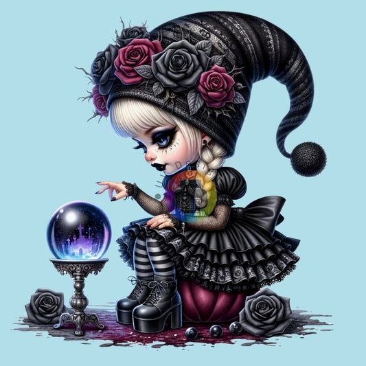 12 cm Gothic meisje nr 5