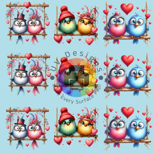 4 cm Lover birds nr 2