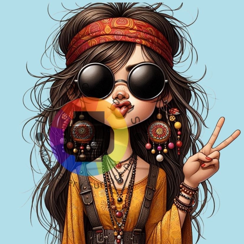 Peace - Hippie girl nr 1