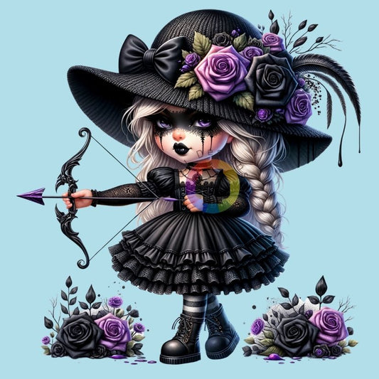 12 cm Gothic meisje nr 7