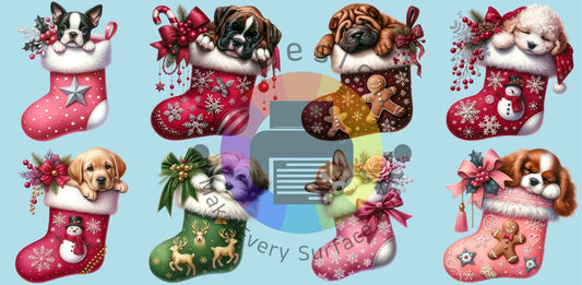 16oz Puppies in kerstsok