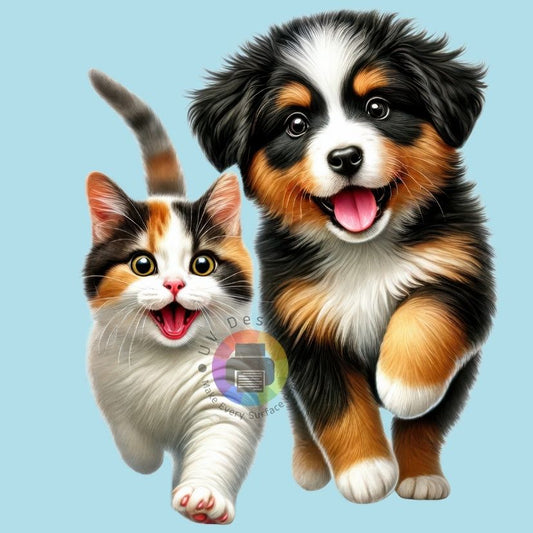 Chaton et chiot de 12 cm n° 7