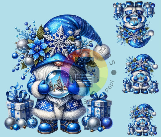 Nain de Noël bleu n° 2, 590 g