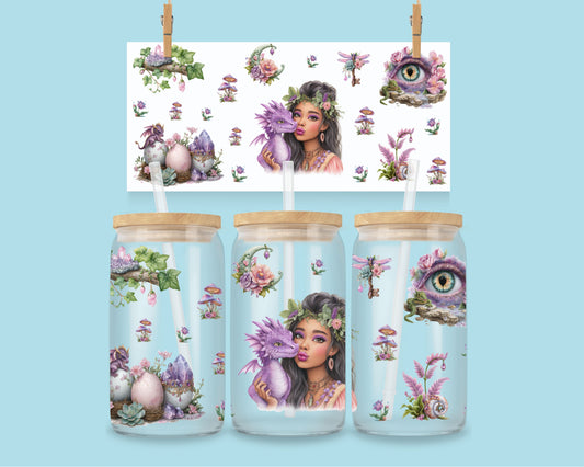 16oz Dragon forest - purple nr 1