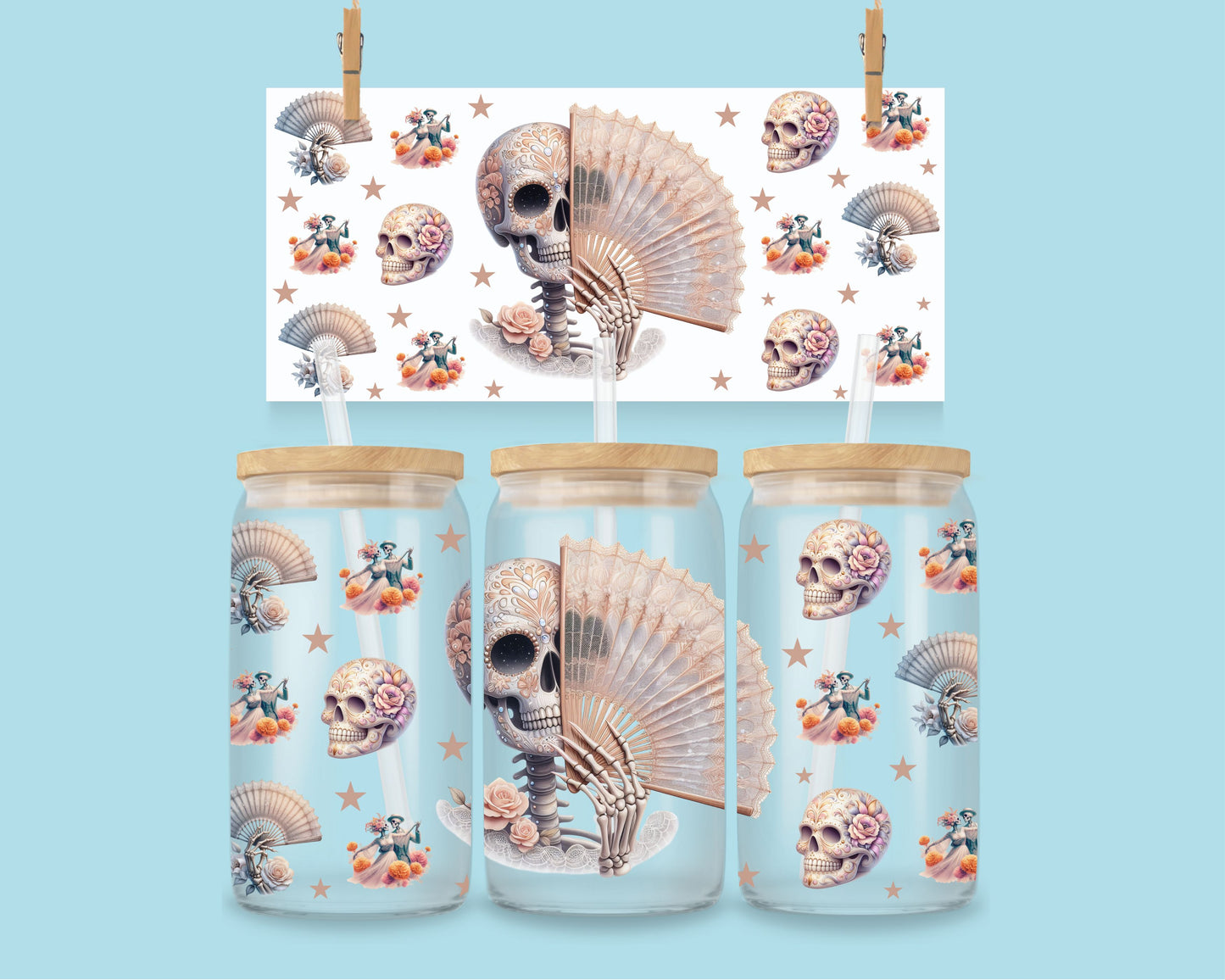 16oz Dia de la muerte - nr 2