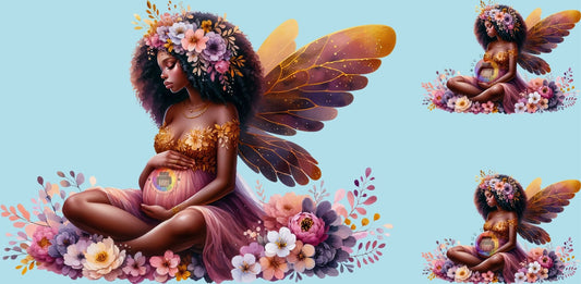16oz Afro Pregnant Fairy No. 5