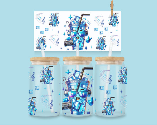 16oz Cool Blue Drink
