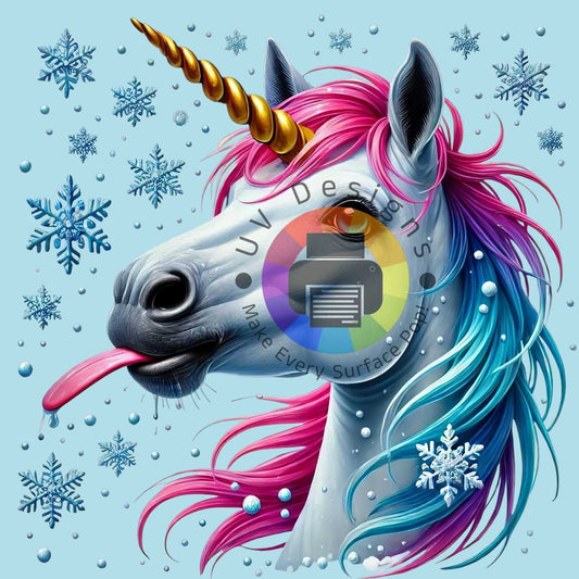 12 cm Regenboog unicorn nr 2