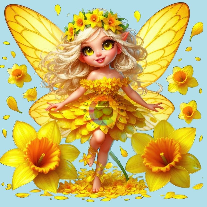 12 cm Yellow Fairy No. 2