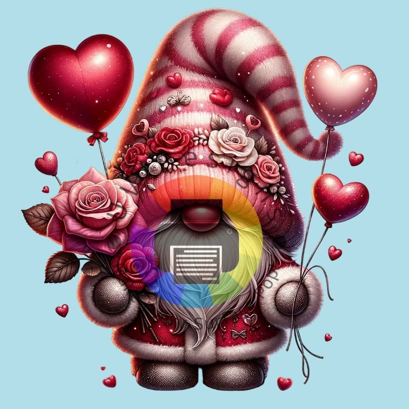 Valentine gnome nr 8
