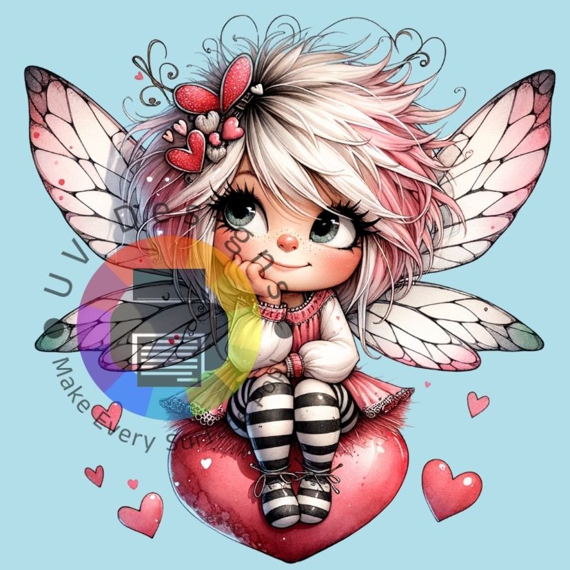 Elfje op rode hart nr 2