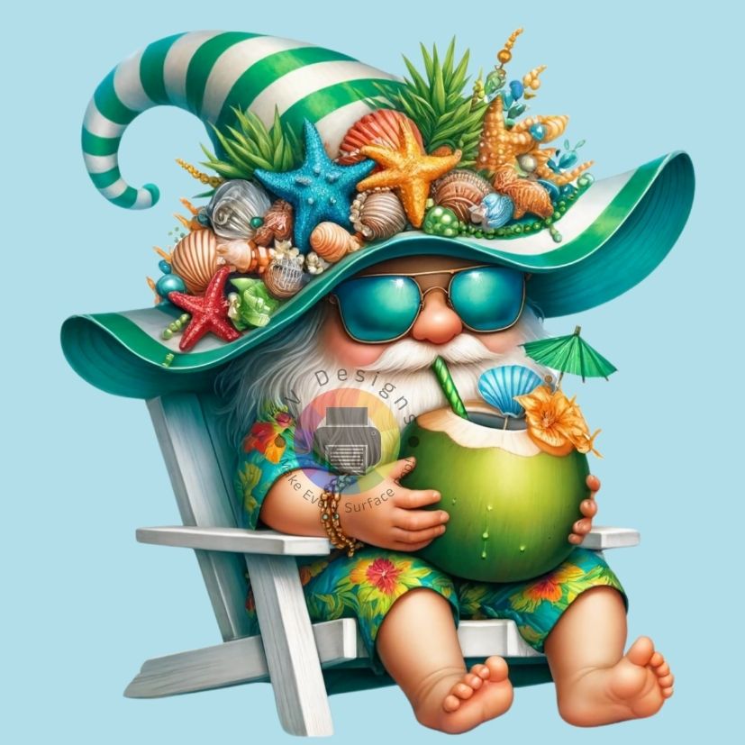 Gnome met kokosnoot