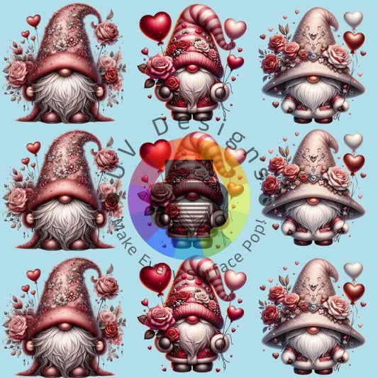 4 cm Valentine gnomes nr 1