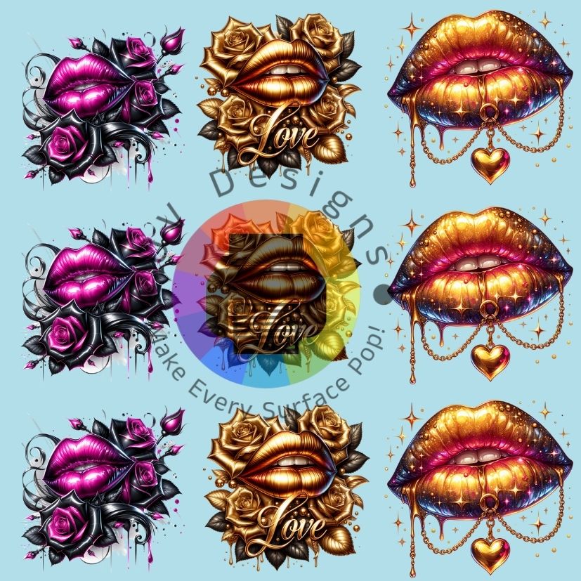 4 cm Valentijn lippen