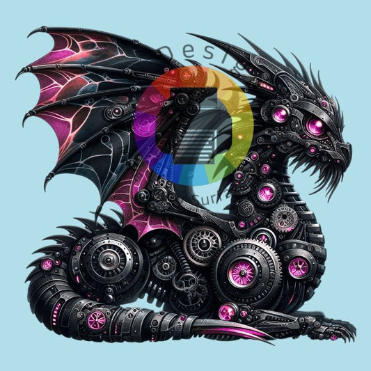 Steampunk draak nr 3