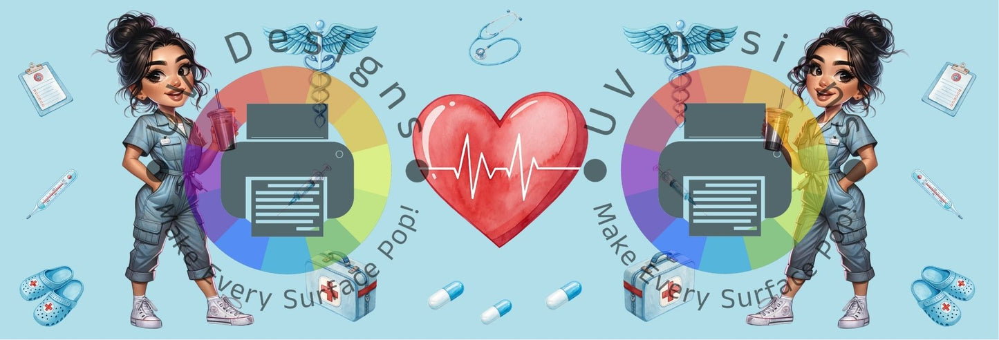 11oz  Chibi verpleegkundige - 6 Verschillende - man en vrouw