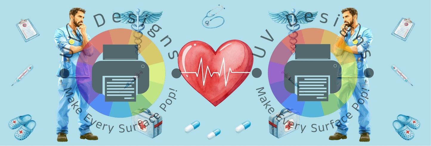 11oz  Chibi verpleegkundige - 6 Verschillende - man en vrouw