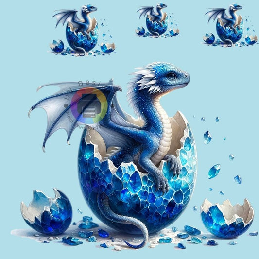 Dragon bleu n°4