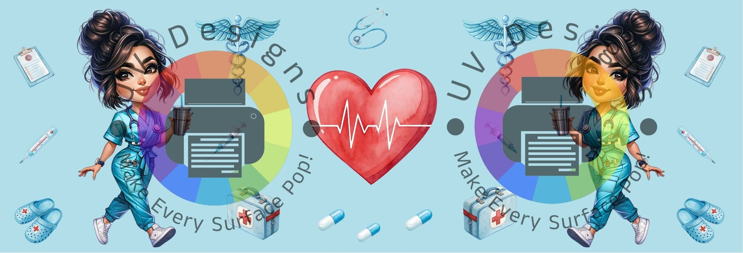 11oz  Chibi verpleegkundige - 6 Verschillende - man en vrouw