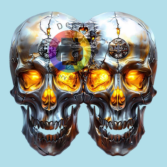 12 cm Tweeling skull
