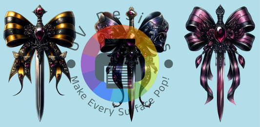 16oz Zwaarden met strik nr 1