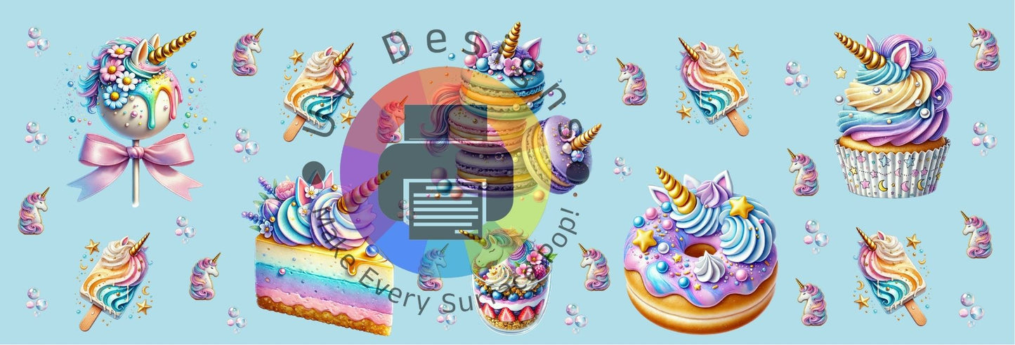 11oz Unicorn dessert