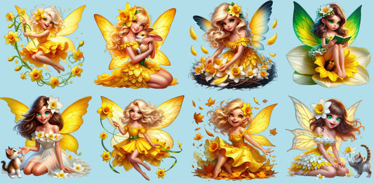 16oz Yellow Fairies
