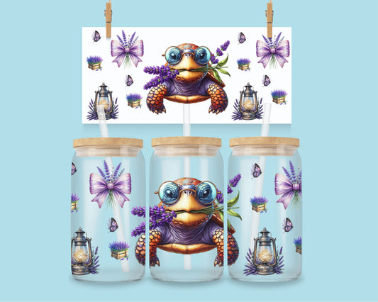 16oz Lavender turtle wrap