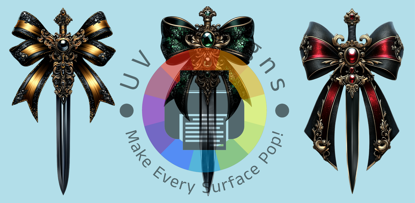 16oz Zwaarden met strik nr 3