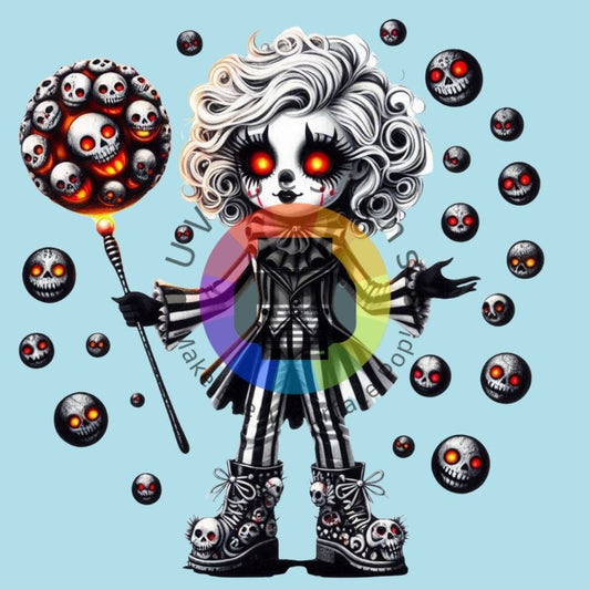 Gothic skull meisje nr 1