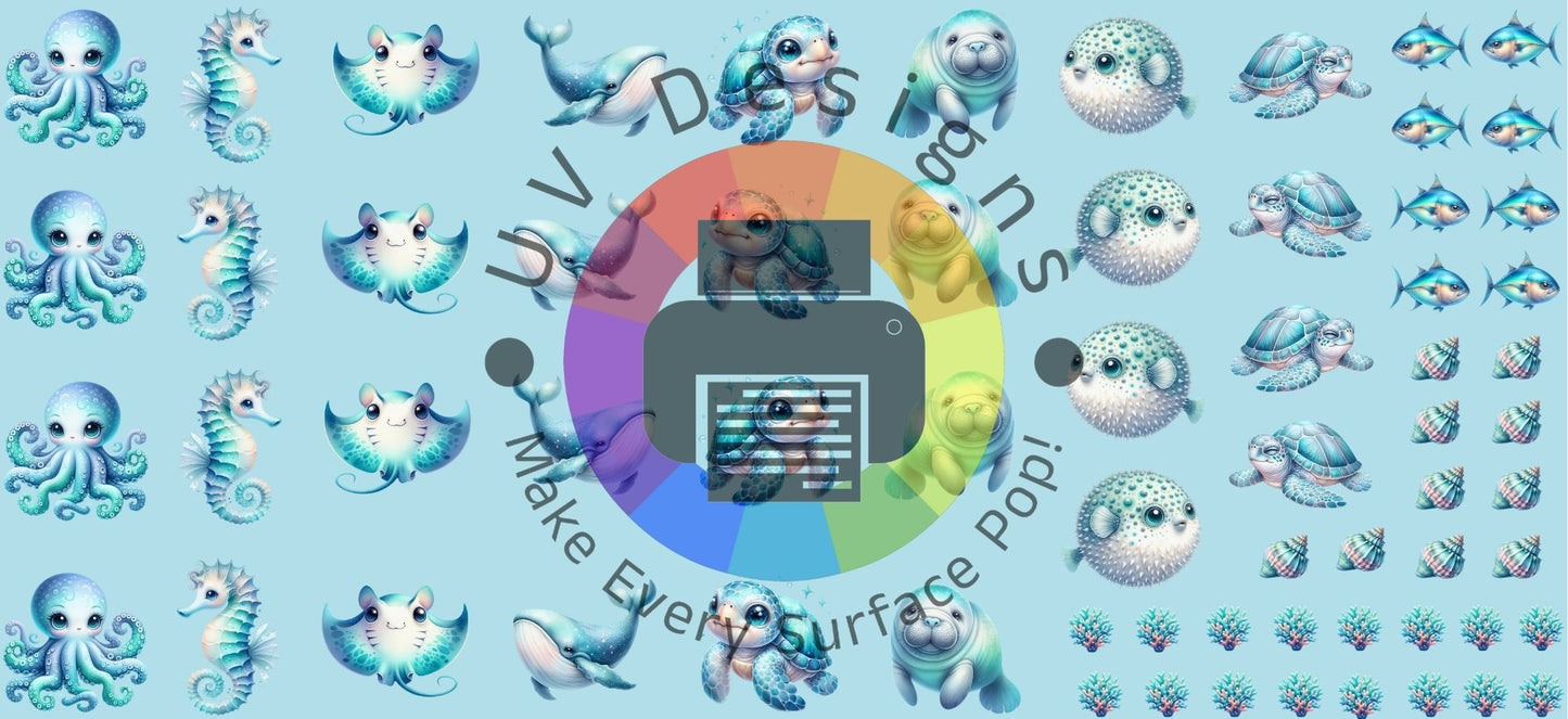 16oz Mini zee diertjes