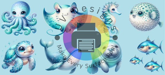 16oz Kawaii zee diertjes