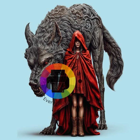 Roodkapje met wolf nr 2